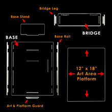 Cargar imagen en el visor de la galería, "The Commissioner" PRO Art Bridge & Art Base